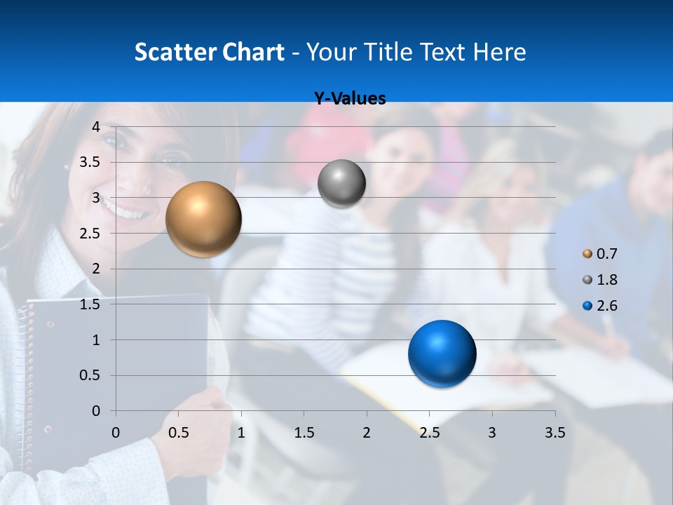 Lecturer And Students PowerPoint Template