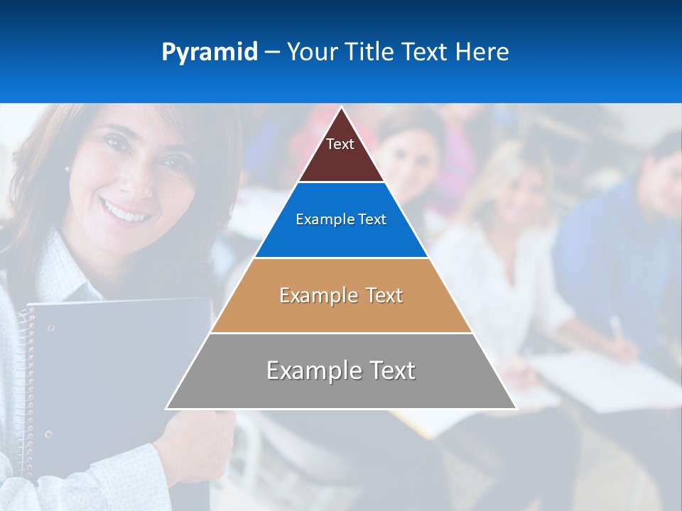 Lecturer And Students PowerPoint Template