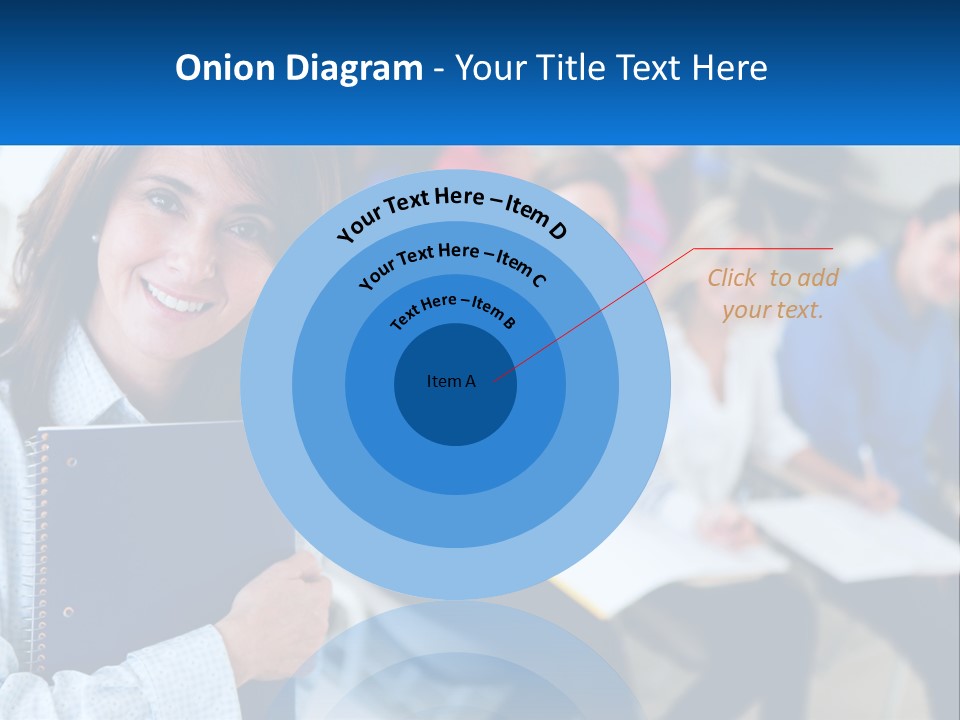 Lecturer And Students PowerPoint Template