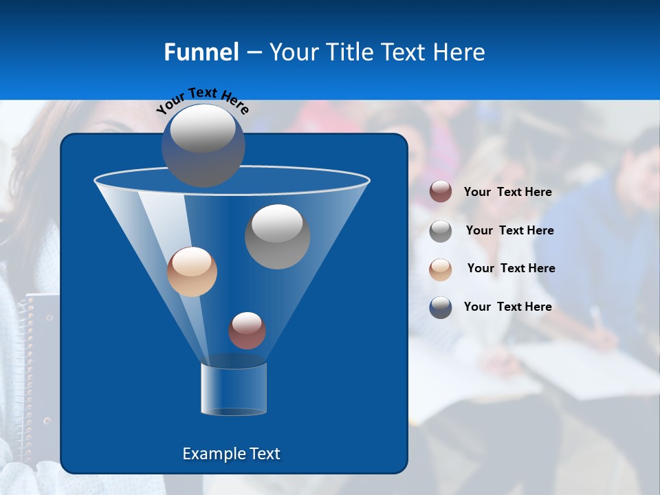 Lecturer And Students PowerPoint Template