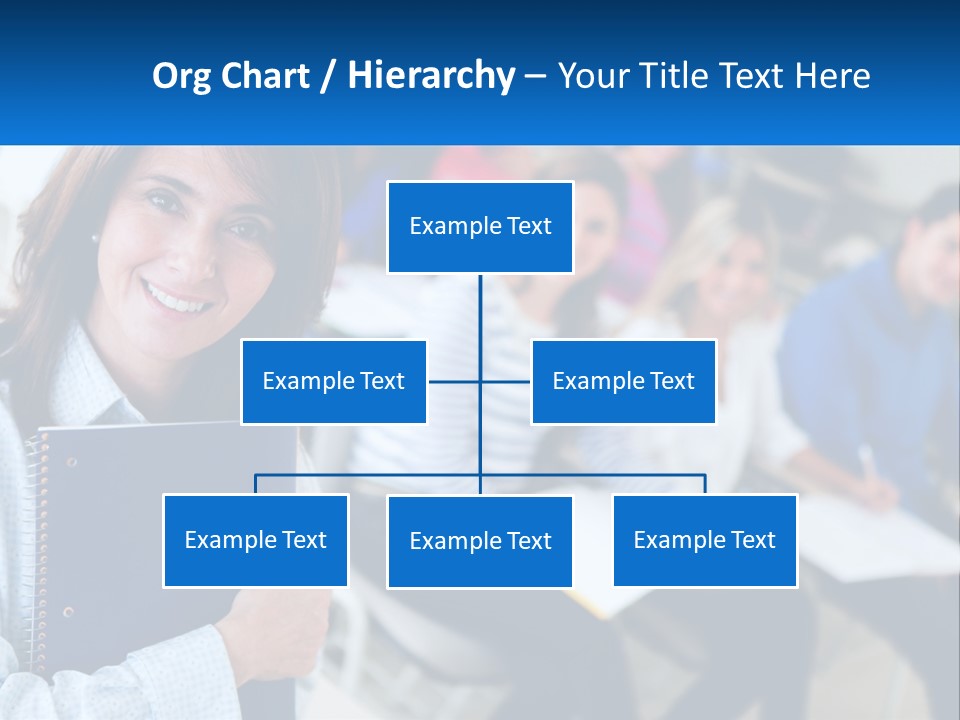 Lecturer And Students PowerPoint Template