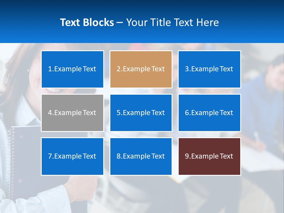 Lecturer And Students PowerPoint Template