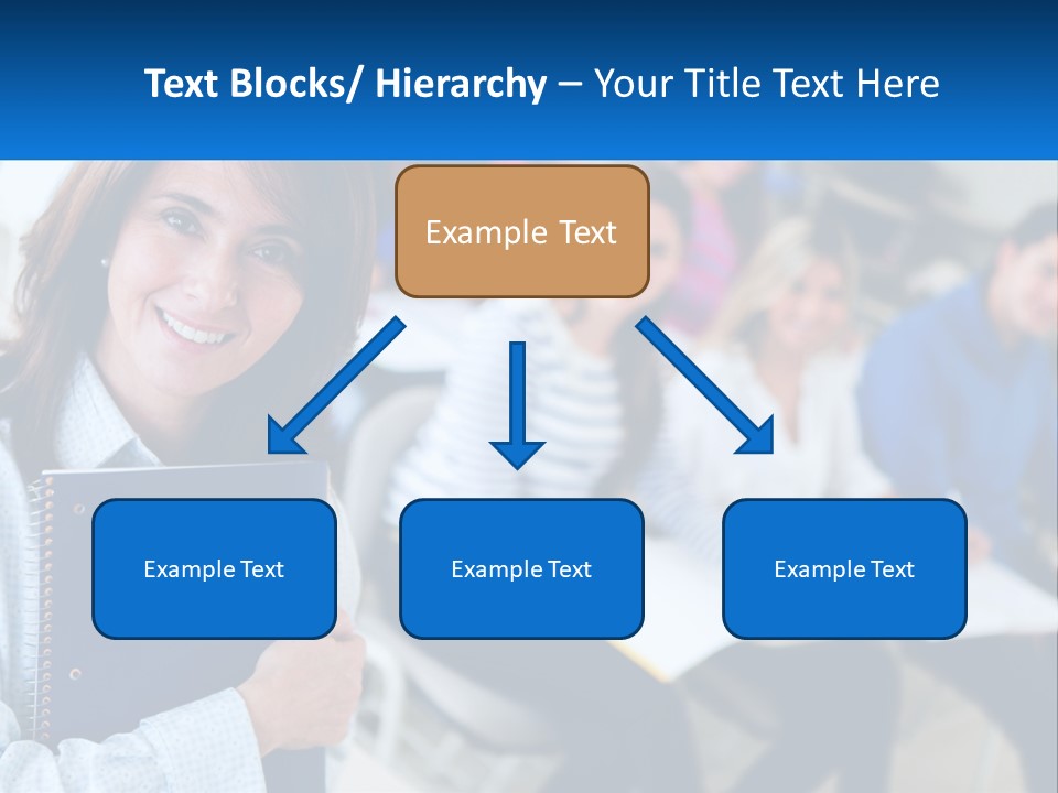 Lecturer And Students PowerPoint Template