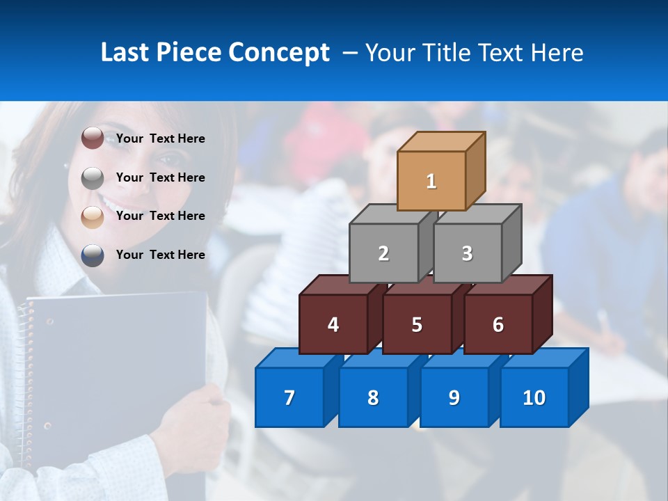 Lecturer And Students PowerPoint Template