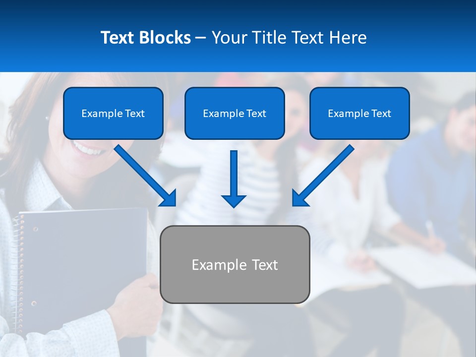 Lecturer And Students PowerPoint Template