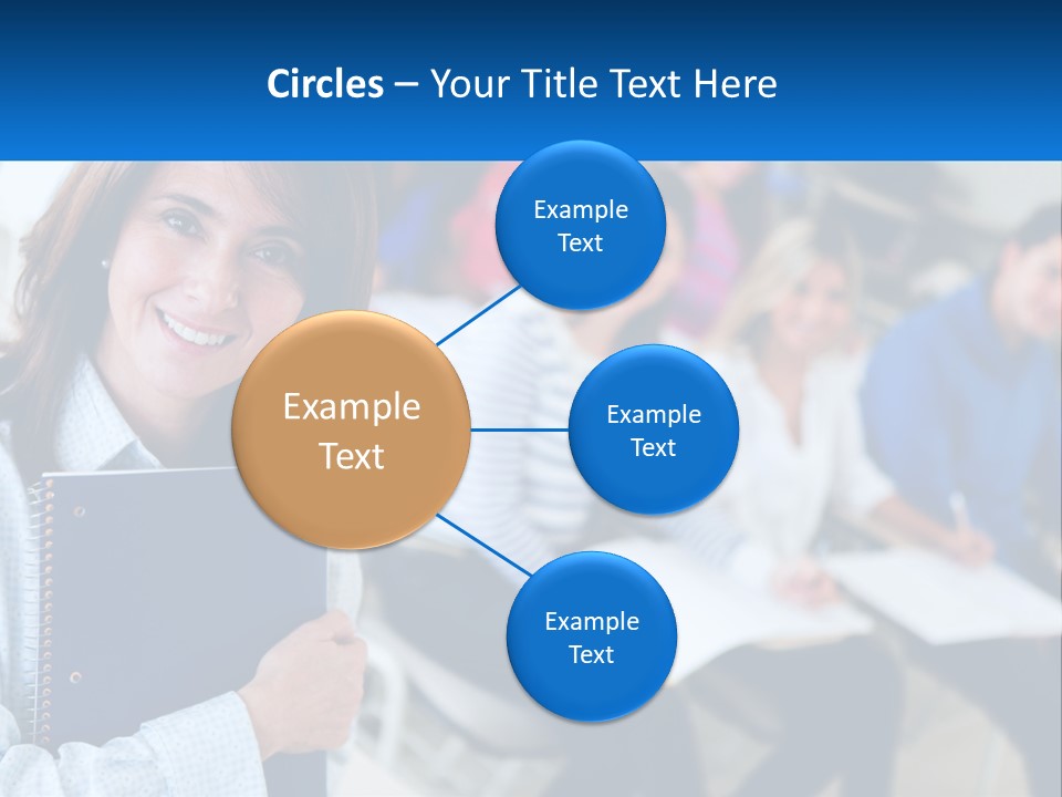 Lecturer And Students PowerPoint Template