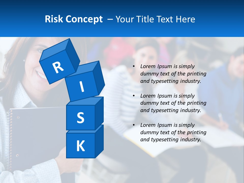 Lecturer And Students PowerPoint Template