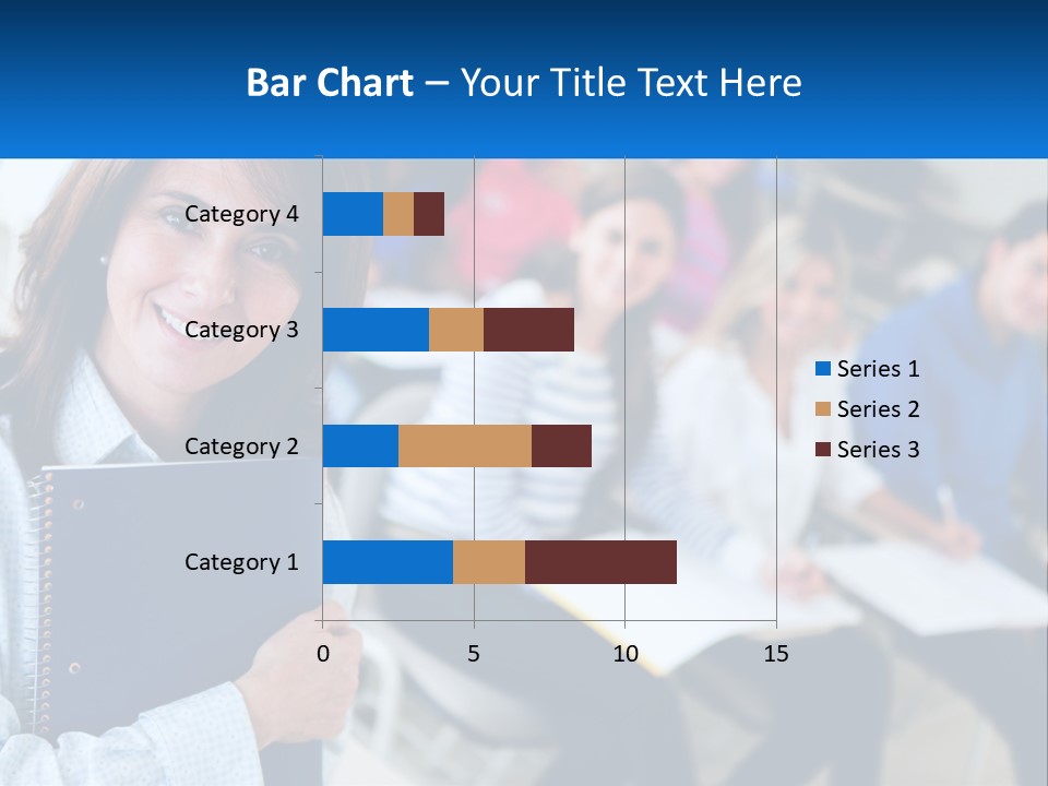 Lecturer And Students PowerPoint Template
