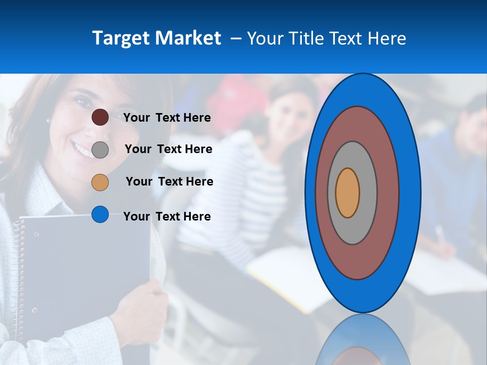 Lecturer And Students PowerPoint Template