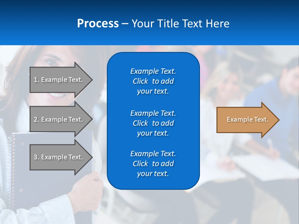 Lecturer And Students PowerPoint Template