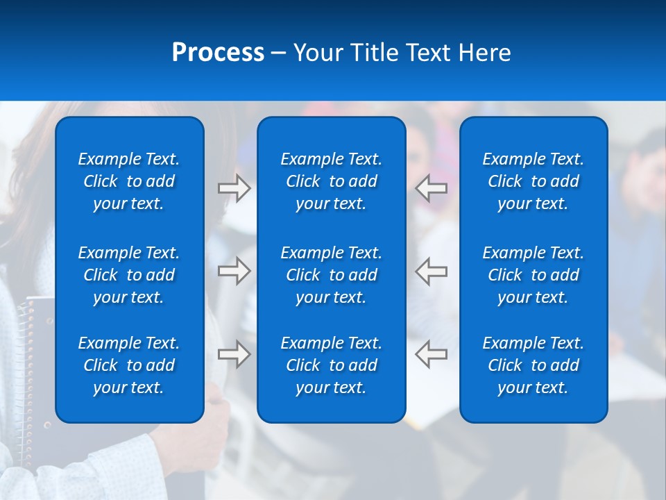 Lecturer And Students PowerPoint Template
