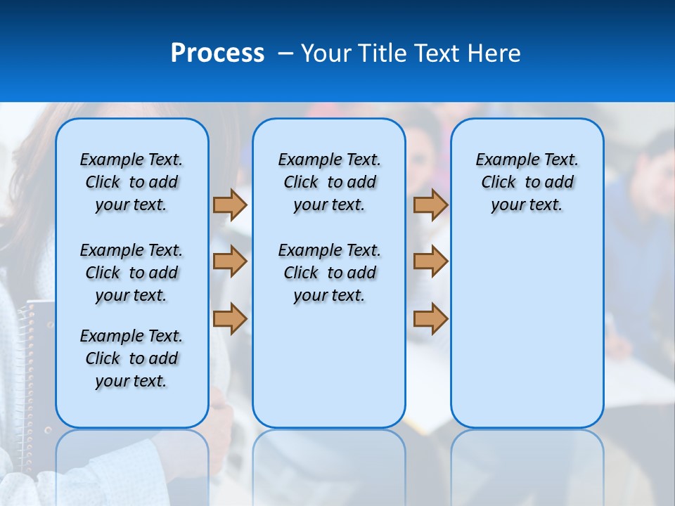 Lecturer And Students PowerPoint Template
