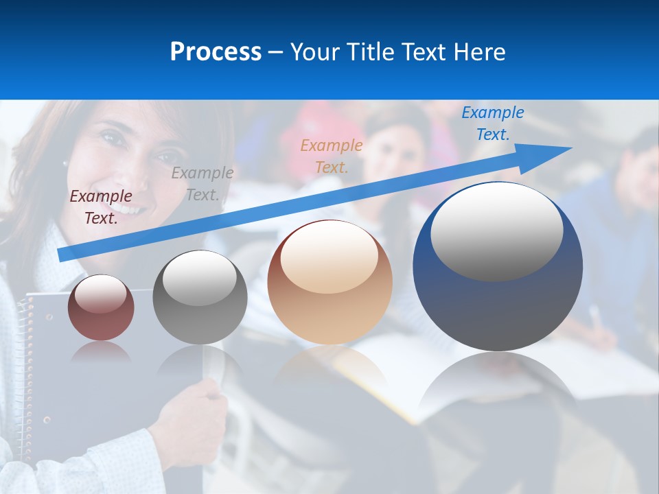 Lecturer And Students PowerPoint Template