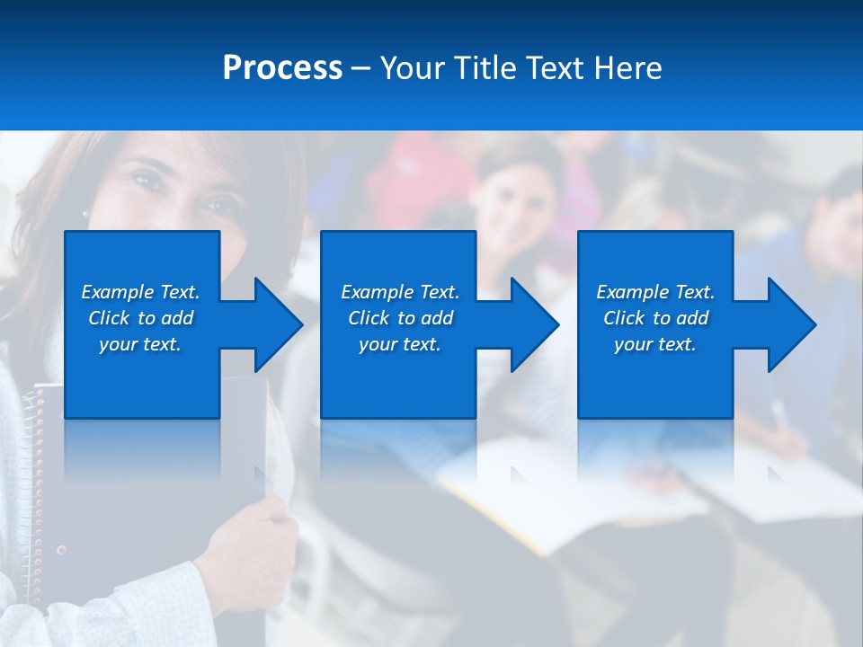 Lecturer And Students PowerPoint Template