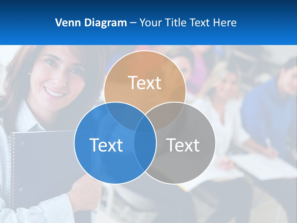 Lecturer And Students PowerPoint Template