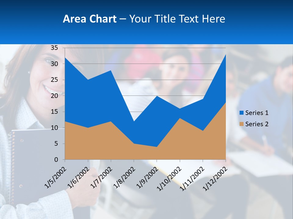 Lecturer And Students PowerPoint Template