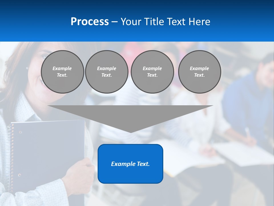 Lecturer And Students PowerPoint Template