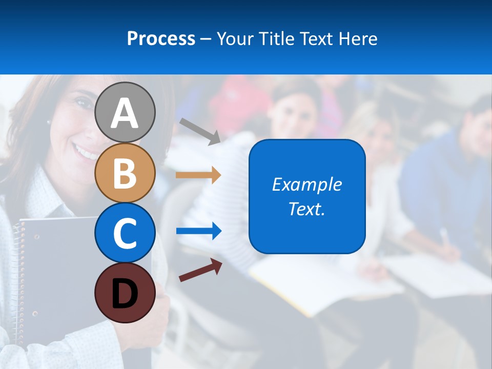 Lecturer And Students PowerPoint Template