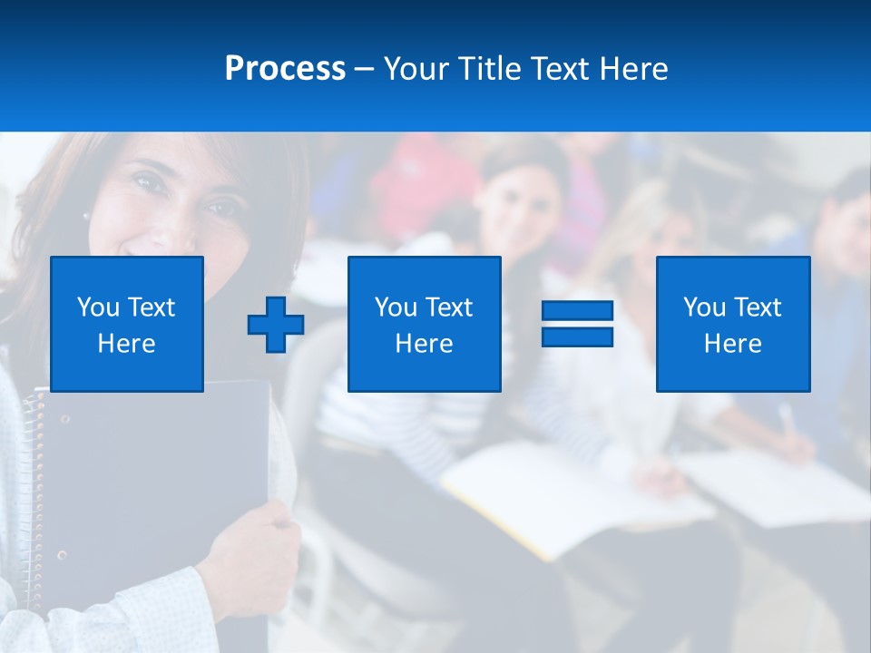 Lecturer And Students PowerPoint Template