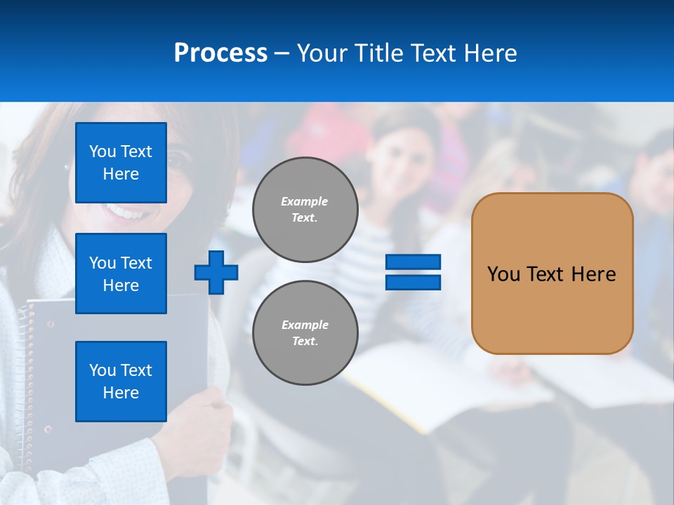 Lecturer And Students PowerPoint Template