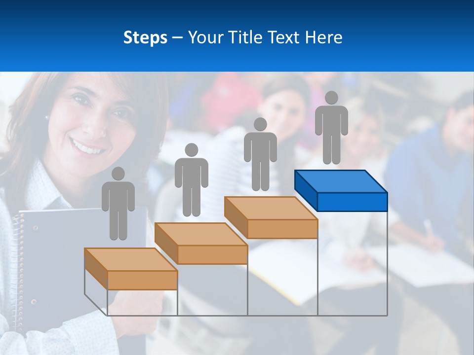 Lecturer And Students PowerPoint Template