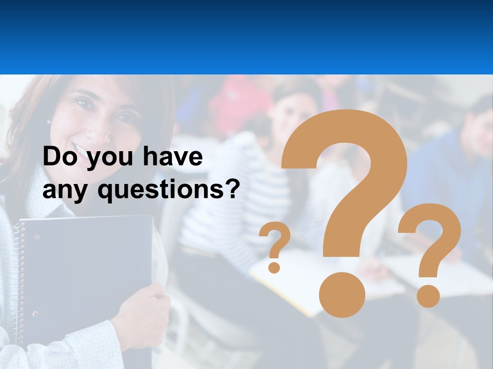 Lecturer And Students PowerPoint Template