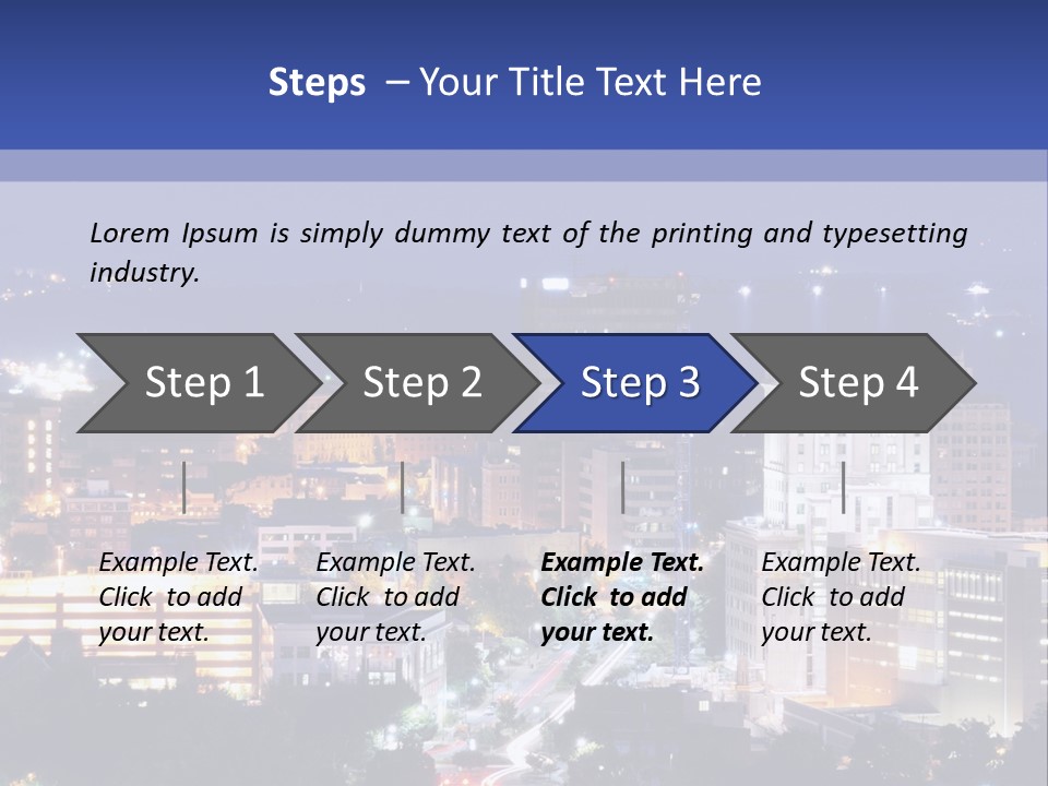 Night City PowerPoint Template
