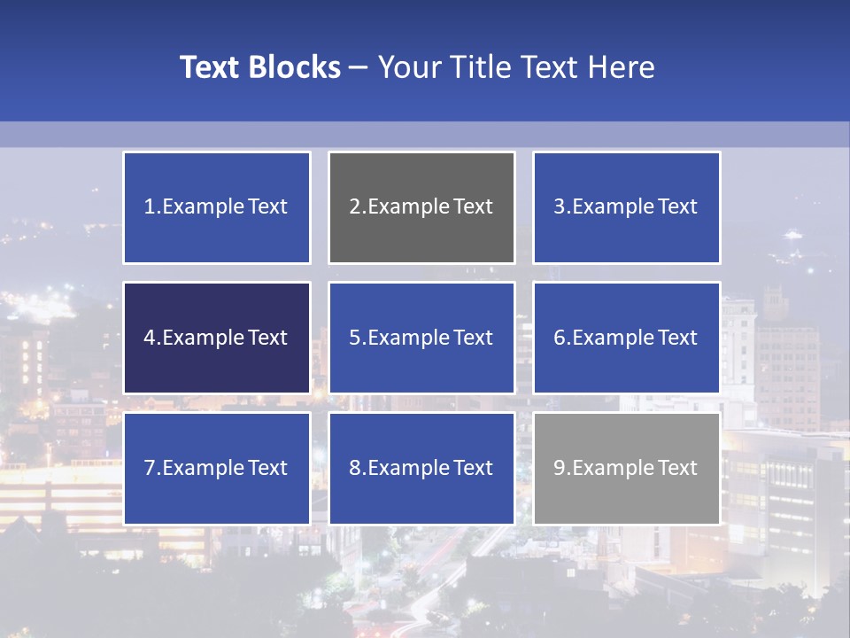Night City PowerPoint Template
