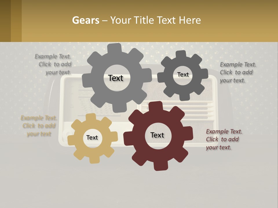 Retro Radio PowerPoint Template