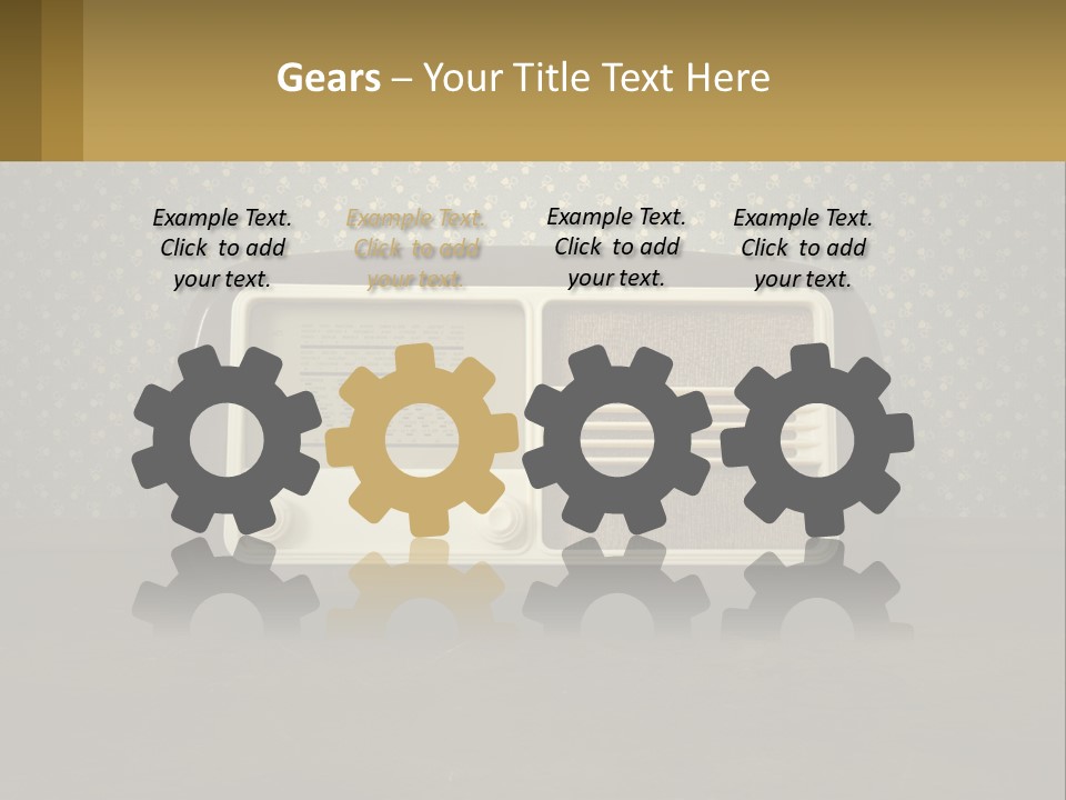 Retro Radio PowerPoint Template