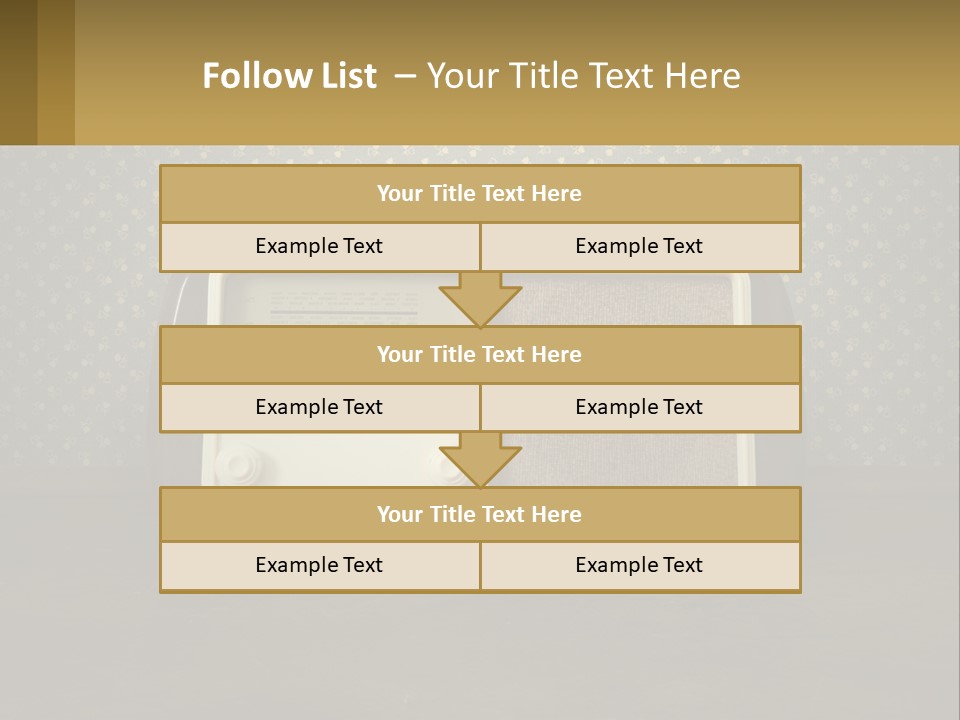Retro Radio PowerPoint Template