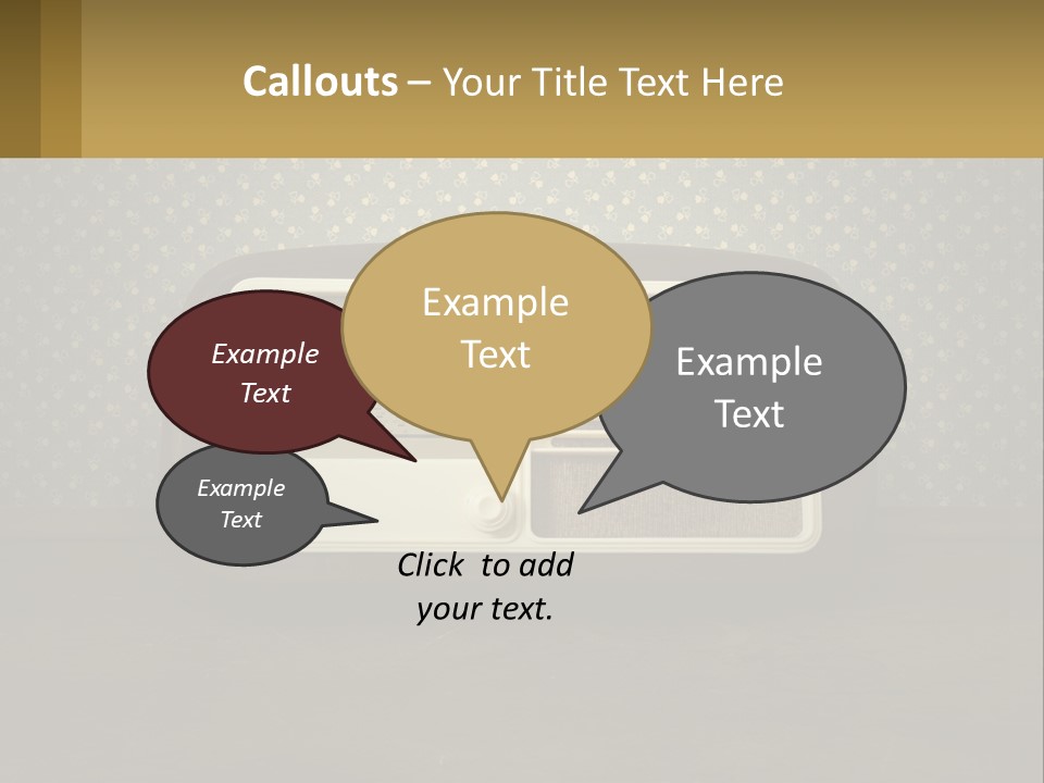 Retro Radio PowerPoint Template