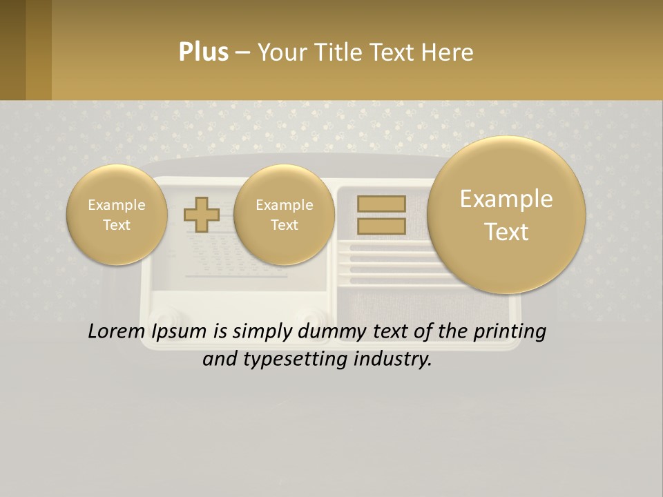 Retro Radio PowerPoint Template