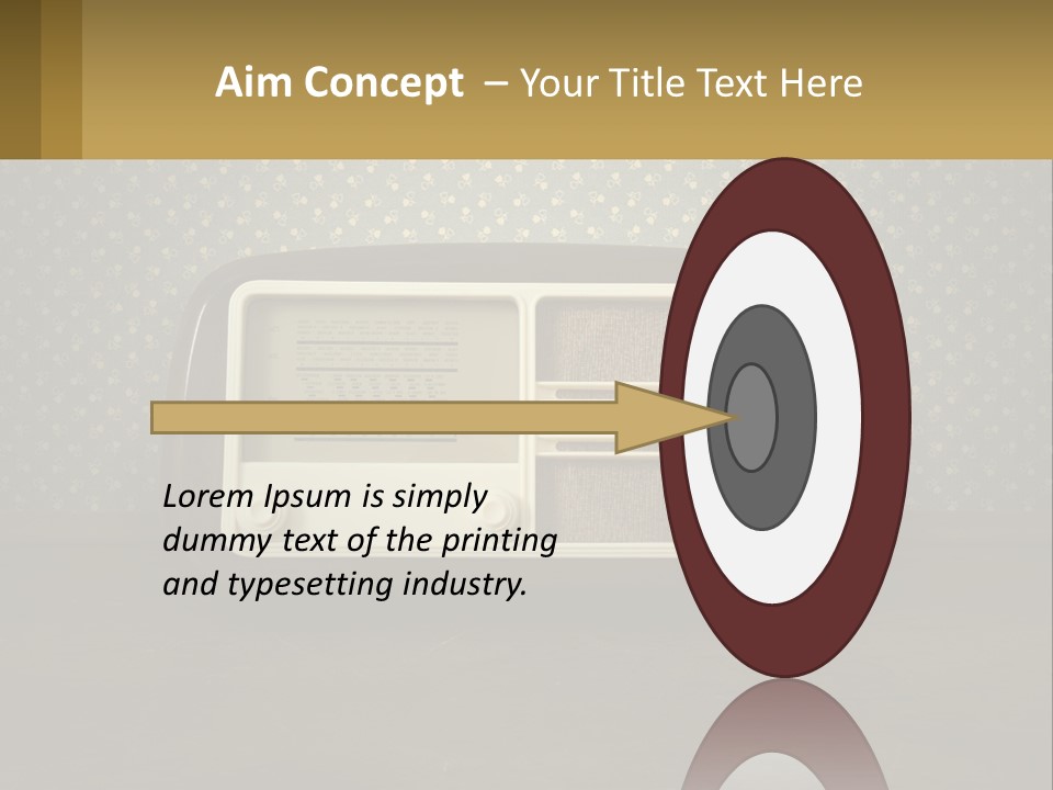 Retro Radio PowerPoint Template