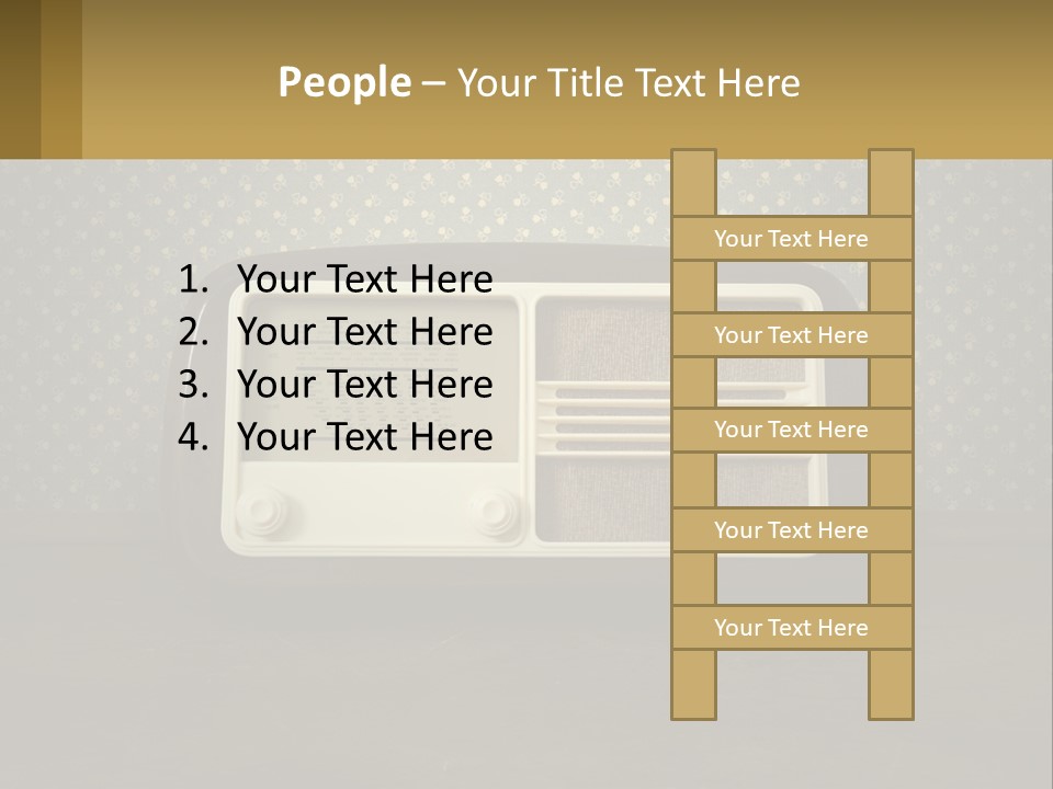 Retro Radio PowerPoint Template