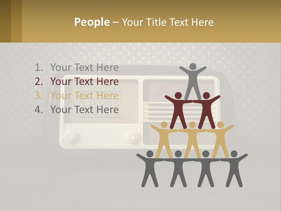 Retro Radio PowerPoint Template
