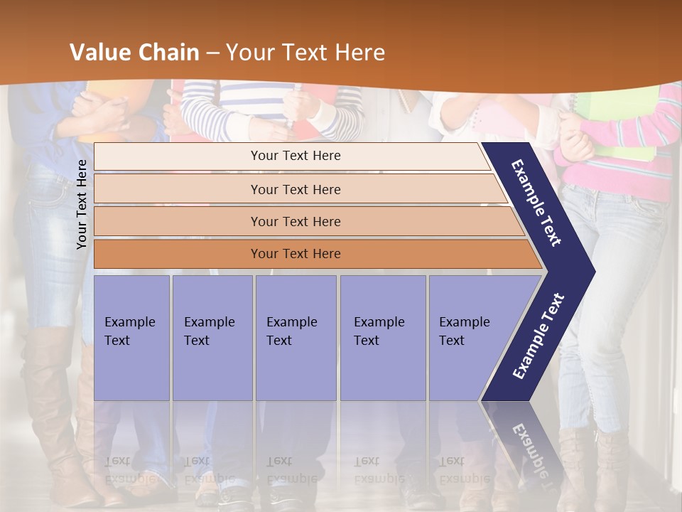 Group Of Students PowerPoint Template