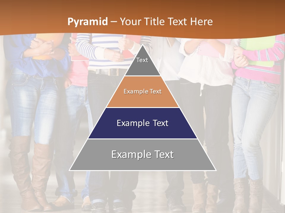 Group Of Students PowerPoint Template