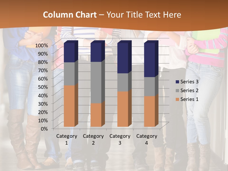 Group Of Students PowerPoint Template