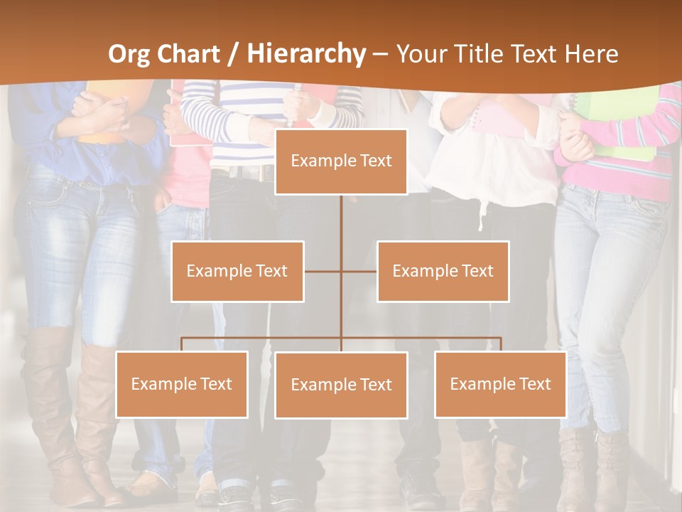 Group Of Students PowerPoint Template
