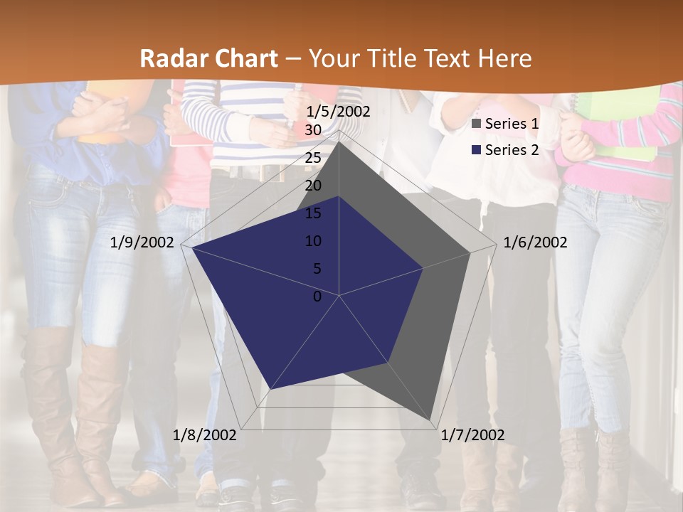 Group Of Students PowerPoint Template