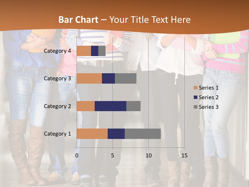 Group Of Students PowerPoint Template
