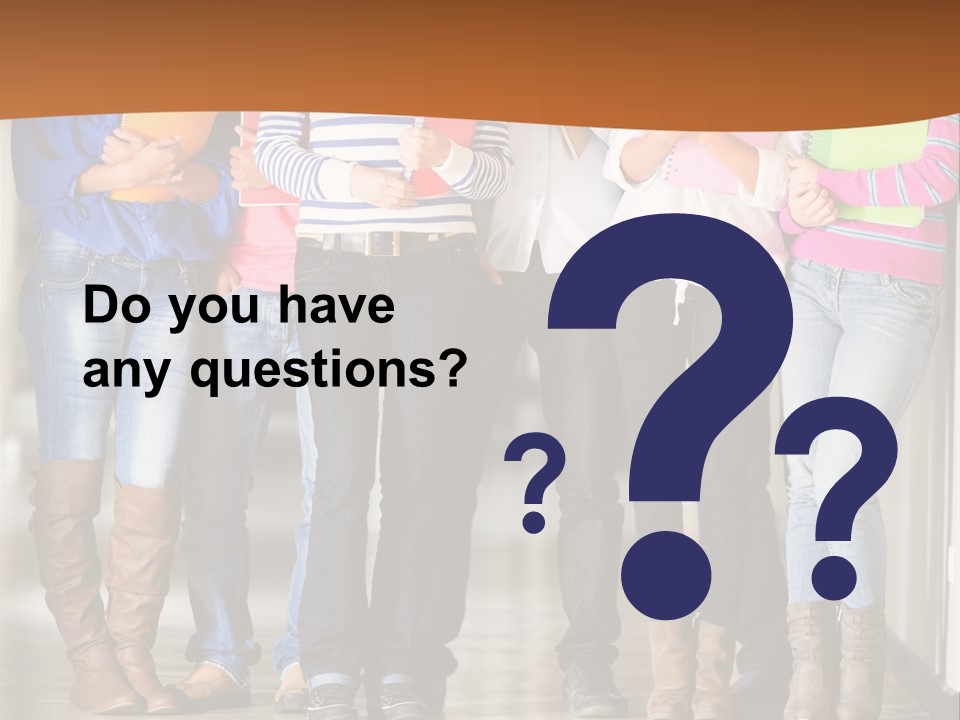 Group Of Students PowerPoint Template