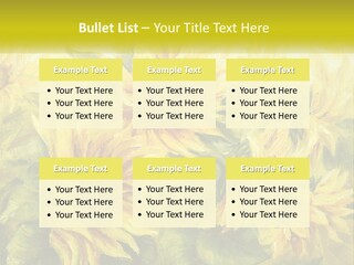 Oil Painting Sunflowers PowerPoint Template