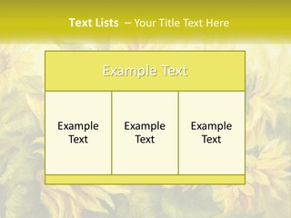 Oil Painting Sunflowers PowerPoint Template