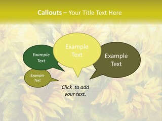 Oil Painting Sunflowers PowerPoint Template