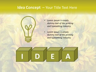 Oil Painting Sunflowers PowerPoint Template