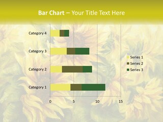 Oil Painting Sunflowers PowerPoint Template