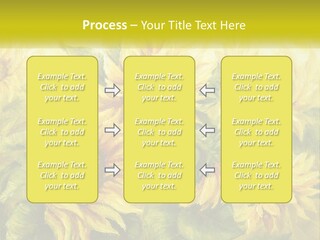 Oil Painting Sunflowers PowerPoint Template