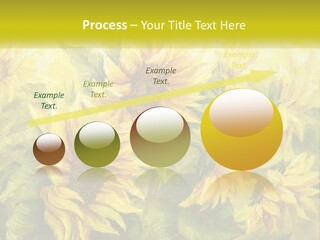 Oil Painting Sunflowers PowerPoint Template